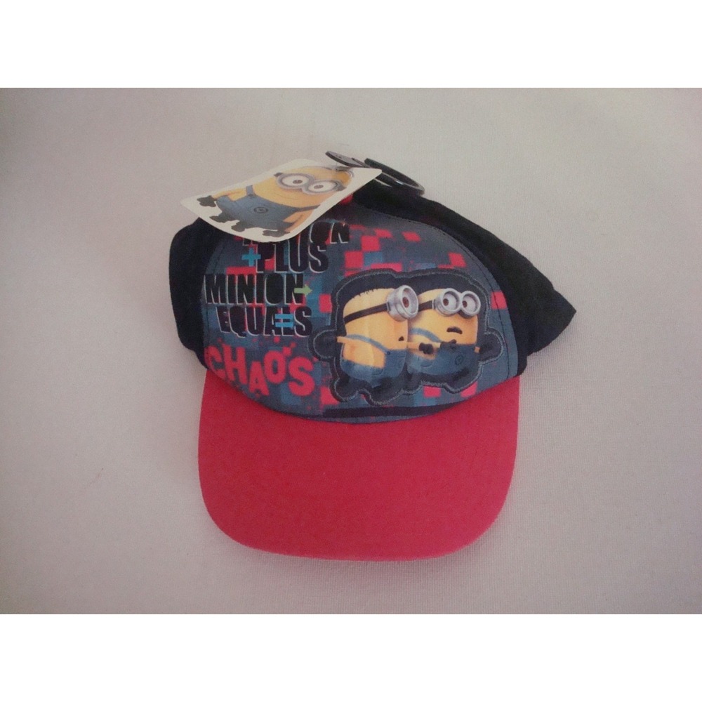 DESPICABLE ME MINIONS --KIDS-- OOS Y2K DEADSTOCK HAT CAP VINTAGE T4